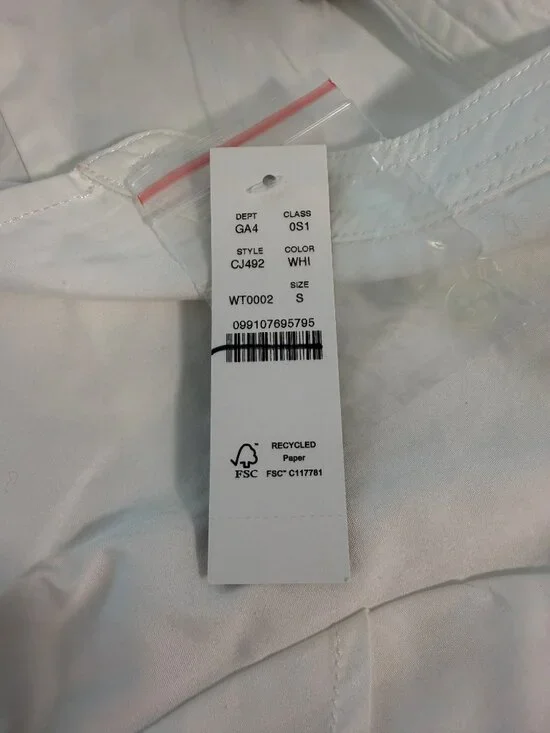 J.Crew Delilah Cotton Poplin Dress NWT Size Small White Puff Sleeve Mini - Picture 5 of 9